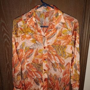 Woman's Vintage long sleeve top